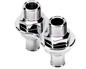 Billet Specialties 2 Port Polished Heat Push-On Bulkhead