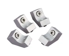 Billet Specialties Polished Wire Loom Late Model Bracket Kit