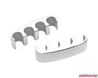 Billet Specialties Polished Floating Plug 4 Wire Separators (Pair) - 69601