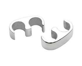 Billet Specialties Polished Floating Plug 2 Wire Separators (Pair)