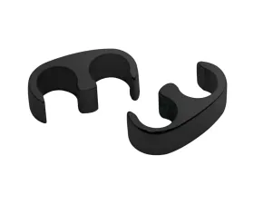 Billet Specialties Black Anodized Floating Plug 2 Wire Separators (Pair)