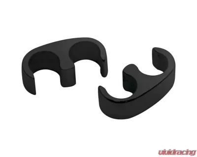 Billet Specialties Black Anodized Floating Plug 2 Wire Separators (Pair) - 69682