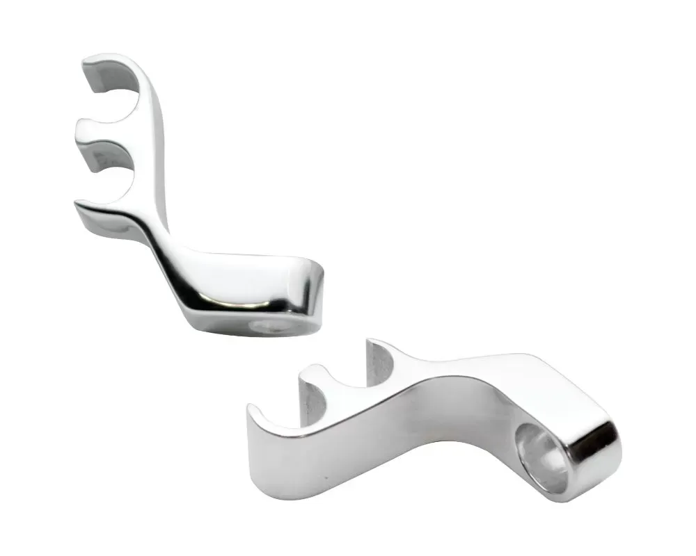 Billet Specialties Polished Valve Cover Mount Plug 2 Wire Separators (Pair) - 69702