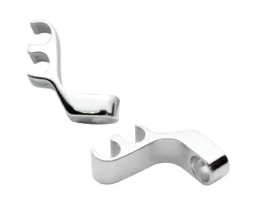 Billet Specialties Polished Valve Cover Mount Plug 2 Wire Separators (Pair)