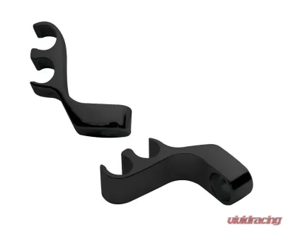 Billet Specialties Black Anodized Valve Cover Mount Plug 2 Wire Separators (Pair) - 69782