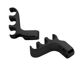 Billet Specialties Black Anodized Valve Cover Mount Plug 3 Wire Separators (Pair)