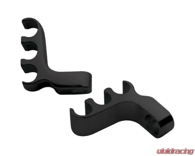 Billet Specialties Black Anodized Valve Cover Mount Plug 3 Wire Separators (Pair) - 69783