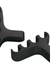 Billet Specialties Black Anodized Valve Cover Mount Plug 4 Wire Separators (Pair)                                     - 69784 - Image 2