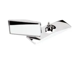 Billet Specialties Polished Large Rectangle Mirror Head