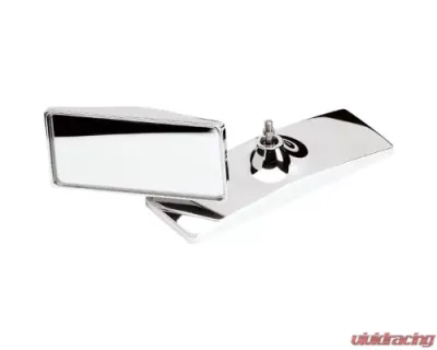 Billet Specialties Polished Large Rectangle Mirror Head - 73420