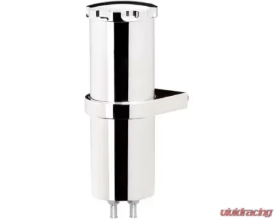 Billet Specialties Polished 8.75" Overflow Tank W/ Bracket - 77109