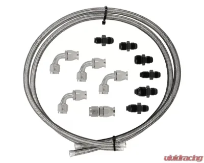 Billet Specialties Power Steering Hose Kit W/ Pump Mount Reservoir - 77905