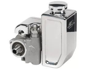 Billet Specialties Polished Pump Mounted Power Steering Reservoir