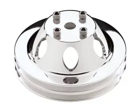Billet Specialties 2-Groove Long Water Pump Pulley Small | Big Block Chevrolet