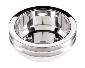 Billet Specialties 2-Groove Long Water Pump Crankshaft Pulley Big Block Chevrolet