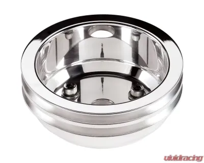 Billet Specialties 2-Groove Long Water Pump Crankshaft Pulley Big Block Chevrolet - 79220