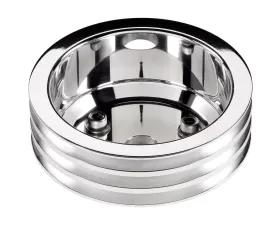 Billet Specialties 3-Groove Long Water Pump Crankshaft Pulley Big Block Chevrolet