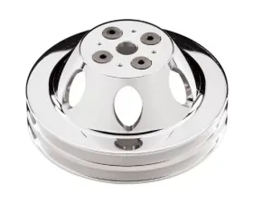 Billet Specialties 2-Groove Short Water Pump Pulley Big Block Chevrolet