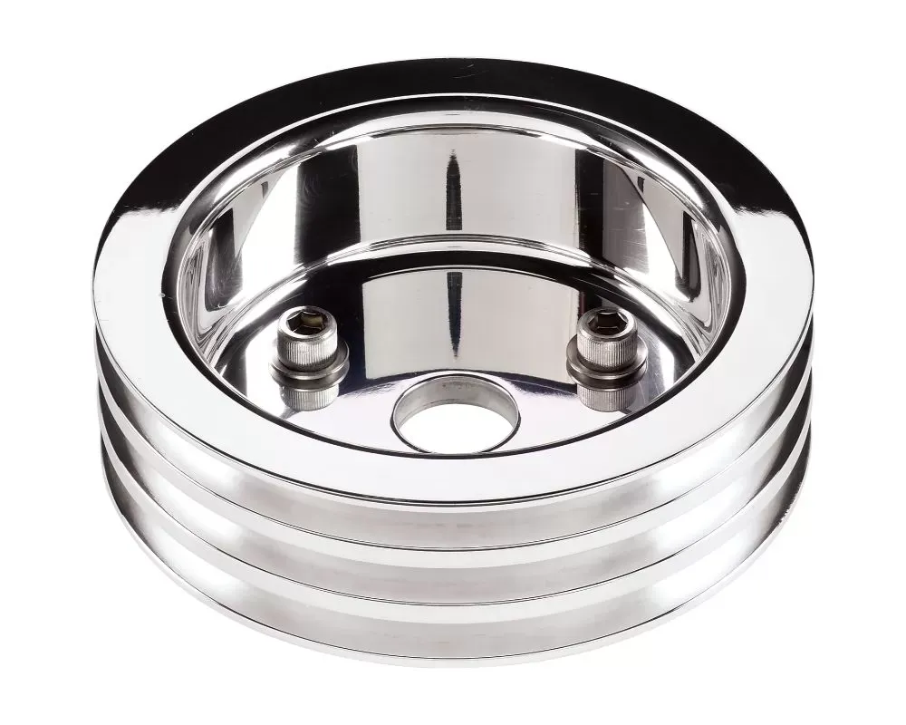 Billet Specialties 3-Groove Short Water Pump Crankshaft Pulley Big Block Chevrolet - 83320