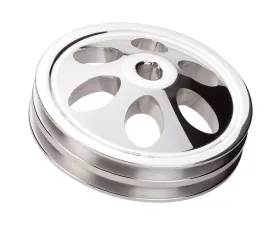 Billet Specialties 2-Groove Key Way Power Steering Pulley
