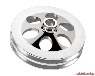 Billet Specialties 2-Groove Press-On Power Steering Pulley - 86520