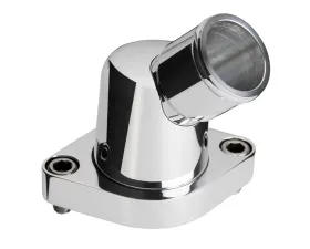 Billet Specialties Polished 45 Deg Swivels Thermostat Housing Chevrolet Small/Big Block