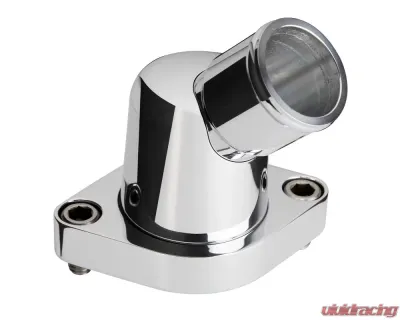 Billet Specialties Polished 45 Deg Swivels Thermostat Housing Chevrolet Small/Big Block - 90420