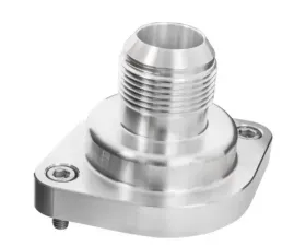 Billet Specialties Raw Machined -16 An Straight-Up Thermostat Housing w/AN Male Nipple LS