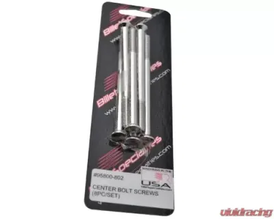 Billet Specialties Short Center Bolt Screws Kit 8 Pcs - 95800-802