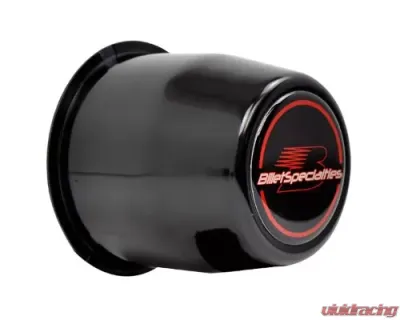 Billet Specialties Black Push Through 3.189 CB 3-1/8" Tall Center Cap - 999083B