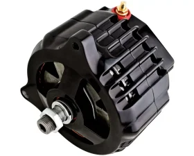 Billet Specialties Black Anodized Billet Casing 170 Amp 1-Wire Alternator