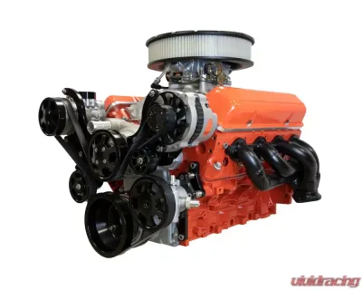 Billet Specialties Black Anodized Tru Trac Serpentine System w/ Power Steering & A/C Natural Finish Alternator & COMP Top Mount LS Chevrolet - BLK13450NA