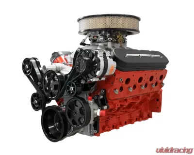 Billet Specialties Black Anodized Tru Trac Serpentine System with Power Steering LS7 Chevrolet - BLK13465