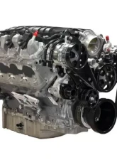 Billet Specialties Black Anodized Tru Trac Serpentine System without A/C & Power Steering GM LT1                                     - BLK13560 - Image 2