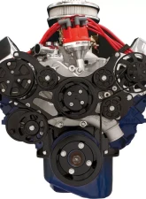 Billet Specialties Black Anodized Tru Trac Serpentine System with A/C Big Block Ford                                     - BLK14620 - Image 4