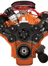 Billet Specialties Black Anodized Tru Trac Serpentine System without A/C & Power Steering Big Block Chrysler | HEMI                                     - BLK14825 - Image 4