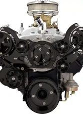 Billet Specialties Black Anodized Tru Trac Serpentine System with A/C Pontiac                                     - BLK14920 - Image 2