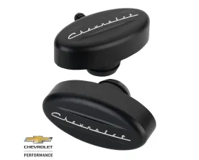 Billet Specialties Retro Chevrolet Black 1-1/4