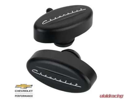 Billet Specialties Retro Chevrolet Black 1-1/4" Valve Cover Hole Breather - BLK20923