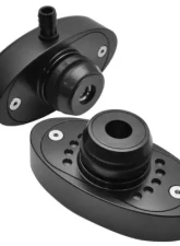 Billet Specialties Retro Plain Black 1-1/4" Valve Cover Hole PCV Breather                                     - BLK21939 - Image 2