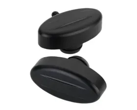 Billet Specialties Retro Plain Black 1-1/4