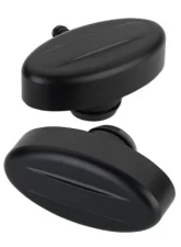 Billet Specialties Retro Plain Black 1-1/4" Valve Cover Hole PCV Breather                                     - BLK21939 - Image 2