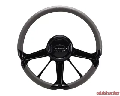Billet Specialties 14" Black Anodized Invader Steering Wheel - BLK29252