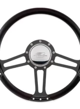 Billet Specialties 14" Black Anodized Draft Steering Wheel                                     - BLK29263 - Image 2