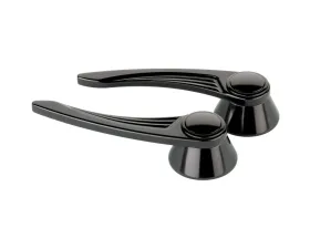 Billet Specialties Black Anodized Ball Milled Door Handle GM | Ford 1949+