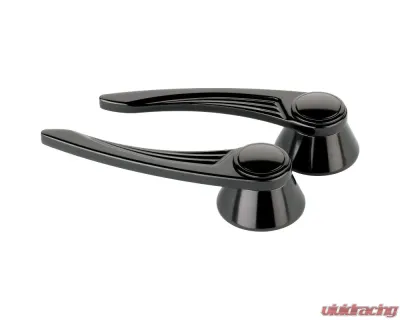 Billet Specialties Black Anodized Ball Milled Door Handle GM | Ford 1949+ - BLK45525
