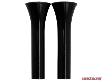 Billet Specialties Black Anodized 10-24 Thread Door Lock Knobs - BLK45910