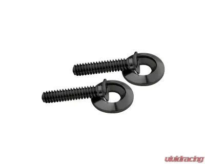 Billet Specialties 10-24X1" W/ 9/16" Washers Black Anodized Pro-Bolts (Pair) - BLK66140