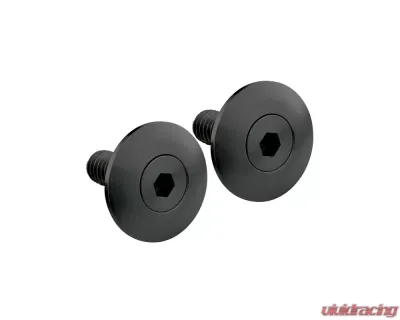Billet Specialties 5/16-18X1" W/ 1" Washers Black Anodized Pro-Bolts (Pair) - BLK66115