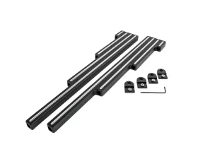Billet Specialties Universal Black Powder Coated Ball Milled Wire Loom (Pair)